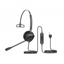 HEADSET USB MONOAURICULAR HT301-U COM REDUCAO DE RUIDO - INSTRUFIBER