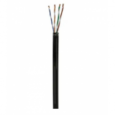 CABO CFTV 4 PARES TORCIDOS 0.40MM PRETO COBRE 300M - INSTRUFIBER