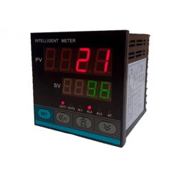 Controlador 96x96 PID + Lógica Fuzzy, 4-20ma Controle ou Retransmissão - HSCTC96DRR-RT - INSTRUFIBER