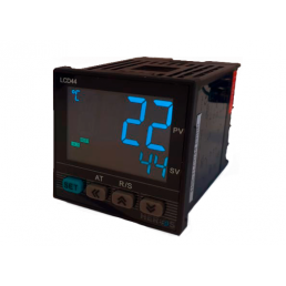 Controlador 48x48 Display LCD PID + Lógica Fuzzy, 4-20ma, 24 Volts - HSCTLCD44DR24 - INSTRUFIBER