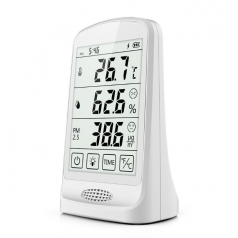 P15 TERMOHIGRÔMETRO E DETECTOR DE QUALIDADE DO AR COM DISPLAY PARTÍCULAS PM2,5 TEMPERATURA E UMIDADE - INSTRUFIBER