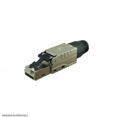 Conector Industrial RJ45 Blindado Cat6A - INSTRUFIBER