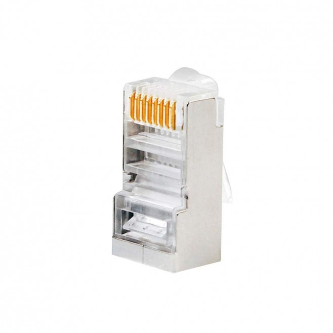 Conector RJ45 CAT5e Blindado Importado - INSTRUFIBER