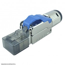 Conector CAT8 Industrial RJ45 Macho - INSTRUFIBER