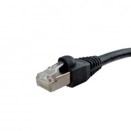 Patch Cord CAT6 STP Blindado Gigabit Preto - INSTRUFIBER