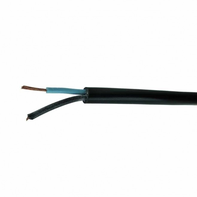 Cabo PP 2X0,75mm² 500v Preto - INSTRUFIBER