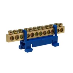 Barramento Neutro p/ Trilho Din 12 Bornes Rohdina - INSTRUFIBER