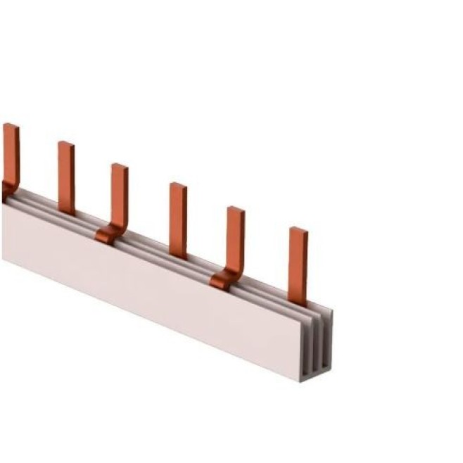 Barramento tipo Pente Bifásico 80A 54 Pólos 1 Metro Soprano - INSTRUFIBER Barramento tipo Pente Bifásico 80A 54 Pólos 1 Metro Soprano - INSTRUFIBER