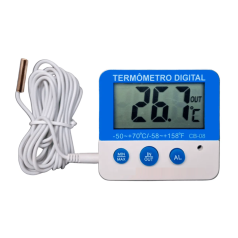 CB08 - Termômetro com Alarme para Freezer / Geladeira - INSTRUFIBER