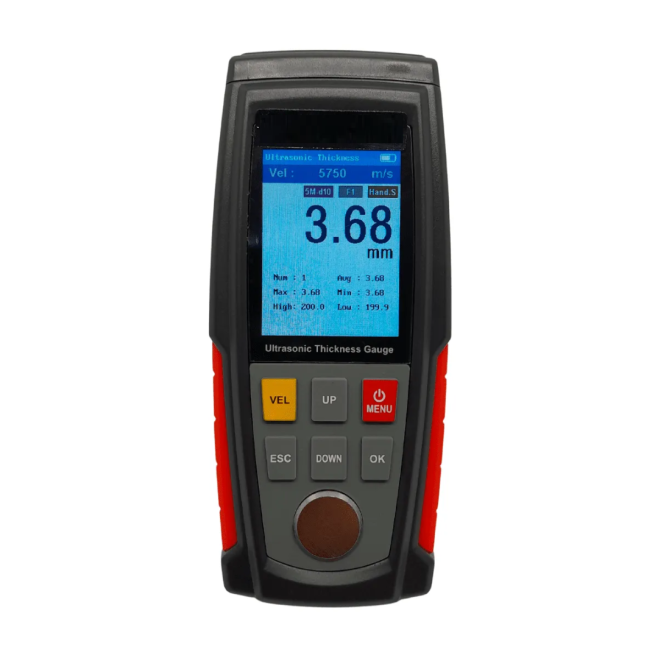 CB100A - Medidor de Espessura de Chapa por Ultrassom - INSTRUFIBER CB100A - Medidor de Espessura de Chapa por Ultrassom - INSTRUFIBER