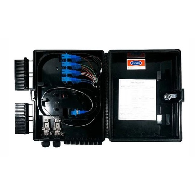 CTO Caixa de Terminação Óptica 16P 1X8 UPC - INSTRUFIBER