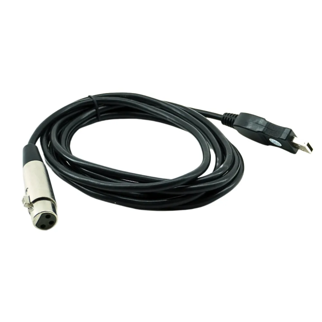 Cabo Para Microfone XLR USB Interface - INSTRUFIBER