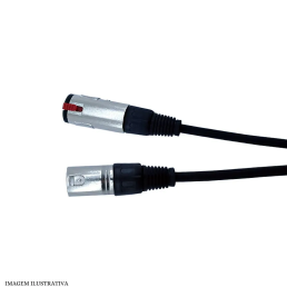 Cabo XLR Macho Para Conector P10 Fêmea - INSTRUFIBER