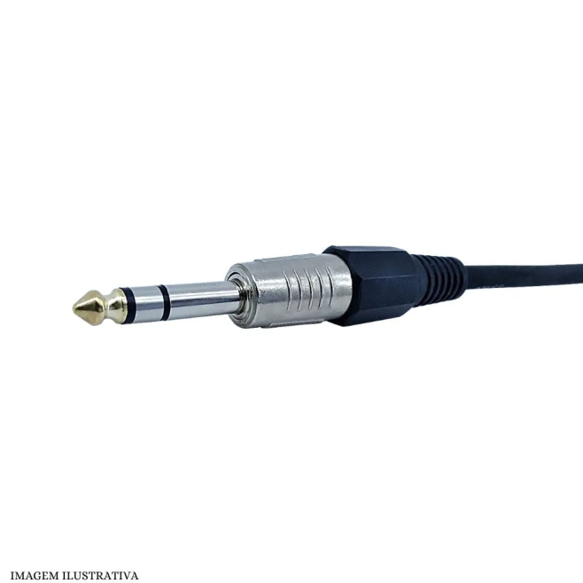 Cabo XLR Macho Para P10 Estéreo Macho - INSTRUFIBER