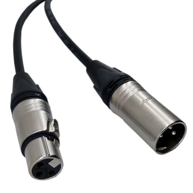 Cabo XLR Neutrik Macho x Fêmea - INSTRUFIBER