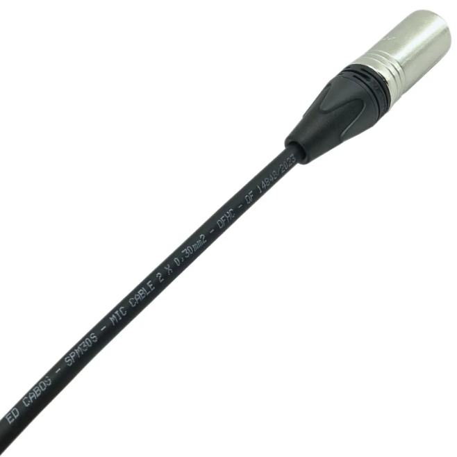 Cabo XLR Neutrik Macho x Fêmea - INSTRUFIBER