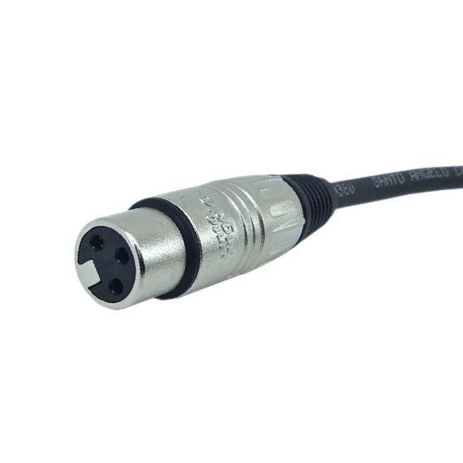 Cabo XLR P2 Santo Angelo Fêmea x Macho - INSTRUFIBER