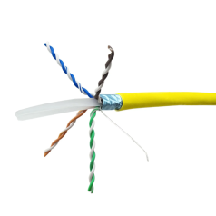 Cabo de Rede CAT6A Blindado Amarelo Legrand LSZH - INSTRUFIBER