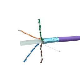 Cabo de Rede Cat6A Blindado Siemon Lilás LSZH - INSTRUFIBER