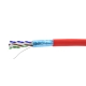 Cabo de Rede Furukawa Cat6A F/UTP Vermelho LSZH 10Gbps - 23370117 - INSTRUFIBER Cabo de Rede Furukawa Cat6A F/UTP Vermelho LSZH 10Gbps - 23370117 - INSTRUFIBER