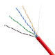 Cabo de Rede Furukawa Cat6A F/UTP Vermelho LSZH 10Gbps - 23370117 - INSTRUFIBER Cabo de Rede Furukawa Cat6A F/UTP Vermelho LSZH 10Gbps - 23370117 - INSTRUFIBER
