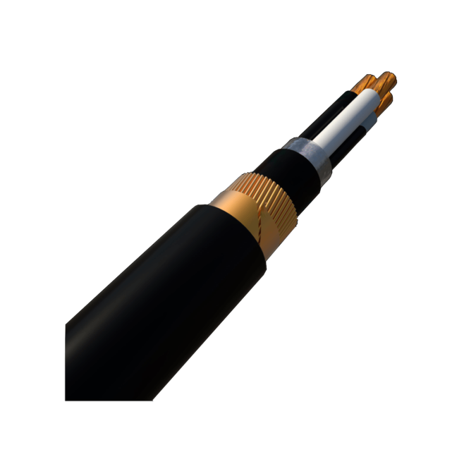 Cabo para Inversor de Frequência VFD HEPR PVC 3x16MM + 16MM 1KV 90G Preto Nexans - INSTRUFIBER