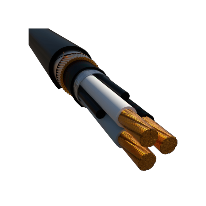 Cabo para Inversor de Frequência VFD HEPR PVC 3x16MM + 16MM 1KV 90G Preto Nexans - INSTRUFIBER