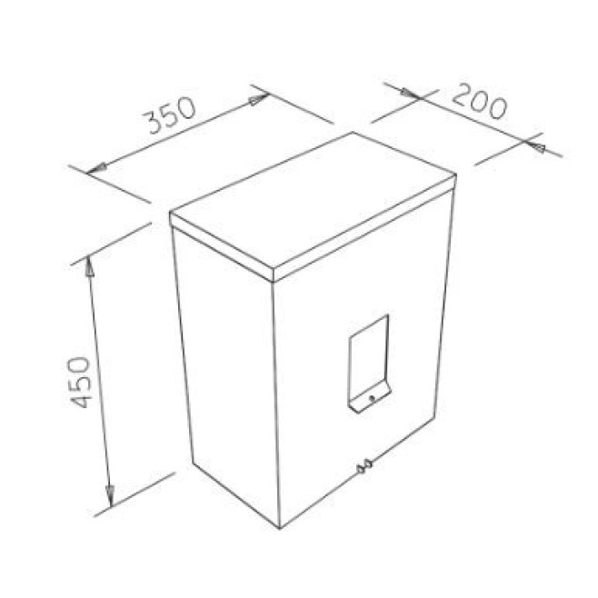 Caixa Padrão Copel 200A CGN FJ - INSTRUFIBER