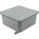 Caixa de Passagem 20X20cm Embutir / Sobrepor IP66 Alumínio Cinza Olivo - INSTRUFIBER Caixa de Passagem 20X20cm Embutir / Sobrepor IP66 Alumínio Cinza Olivo - INSTRUFIBER