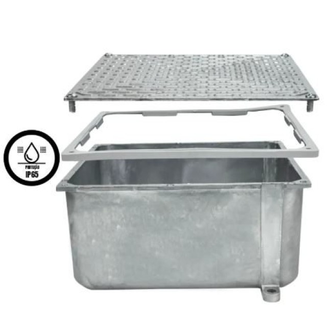 Caixa de Passagem Alumínio Embutir/Sobrepor 20X20cm IP65 Tramontina - INSTRUFIBER Caixa de Passagem Alumínio Embutir/Sobrepor 20X20cm IP65 Tramontina - INSTRUFIBER