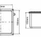 Caixa de Passagem Alumínio Embutir/Sobrepor 15X15cm IP65 Tramontina - INSTRUFIBER Caixa de Passagem Alumínio Embutir/Sobrepor 15X15cm IP65 Tramontina - INSTRUFIBER