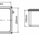 Caixa de Passagem Alumínio Embutir/Sobrepor 20X20cm IP65 Tramontina - INSTRUFIBER Caixa de Passagem Alumínio Embutir/Sobrepor 20X20cm IP65 Tramontina - INSTRUFIBER