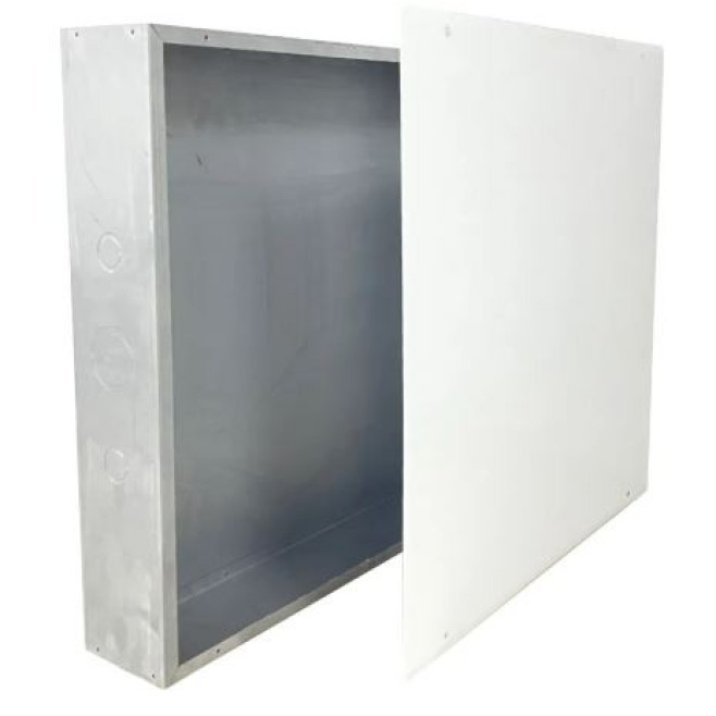 Caixa de Passagem Metálica Embutir 60X60 Andaluz - INSTRUFIBER Caixa de Passagem Metálica Embutir 60X60 Andaluz - INSTRUFIBER