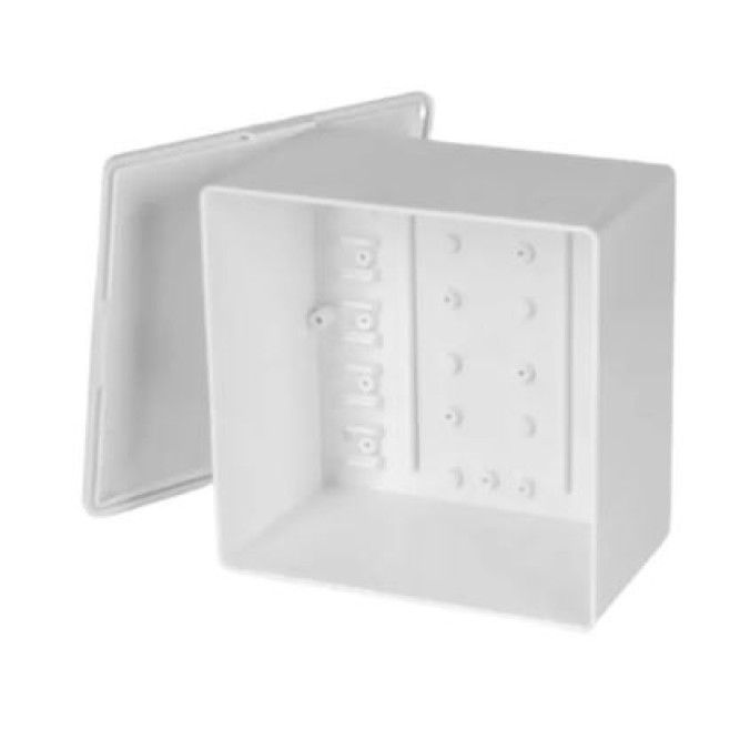 Caixa de Passagem Pvc Sobrepor 12X12X9cm Branca Inpol - INSTRUFIBER