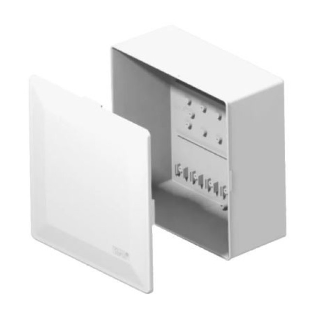 Caixa de Passagem Pvc Sobrepor 12X12X9cm Branca Inpol - INSTRUFIBER