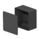 Caixa de Passagem Pvc Sobrepor 12X12X9cm Preta Inpol - INSTRUFIBER