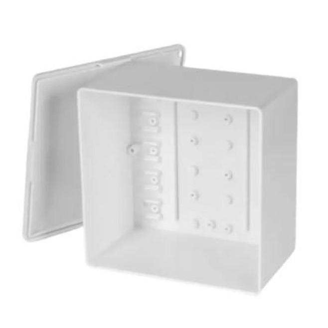 Caixa de Passagem Pvc Sobrepor 15X15X9cm Branca Inpol - INSTRUFIBER