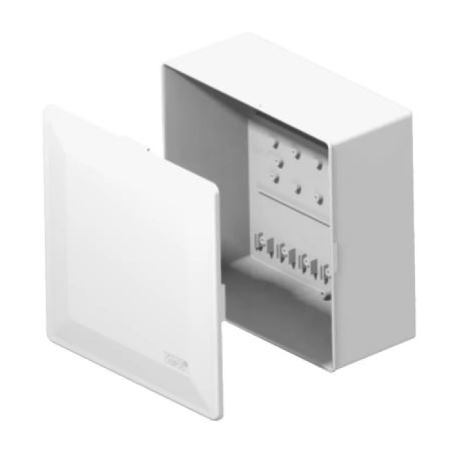 Caixa de Passagem Pvc Sobrepor 20X20X9cm Branca Inpol - INSTRUFIBER