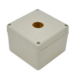 Caixa p/ Botoeira 1 Furo 22mm 90X90X70mm IP44 - INSTRUFIBER