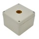 Caixa p/ Botoeira 1 Furo 22mm 90X90X70mm IP44 - INSTRUFIBER