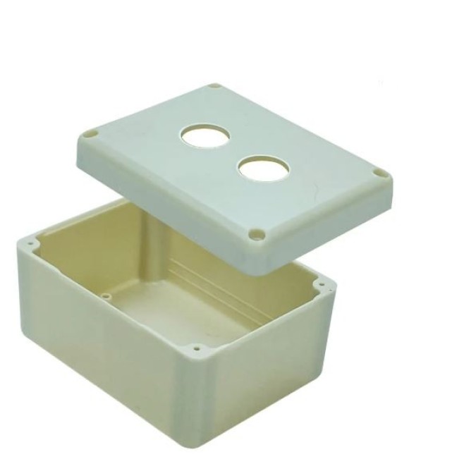 Caixa p/ Botoeira 2 Furos 22mm 120X90X70mm IP44 - INSTRUFIBER