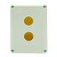 Caixa p/ Botoeira 2 Furos 22mm 120X90X70mm IP44 - INSTRUFIBER