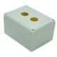 Caixa p/ Botoeira 2 Furos 22mm 120X90X70mm IP44 - INSTRUFIBER