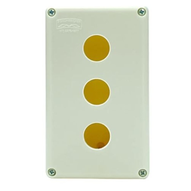 Caixa p/ Botoeira 3 Furos 22mm 150X90X70mm IP44 - INSTRUFIBER