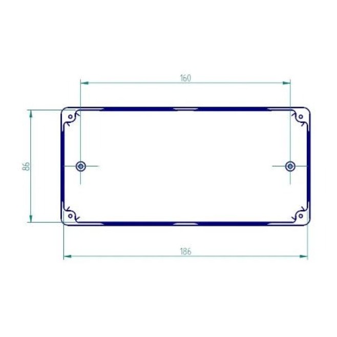 Caixa p/ Botoeira 3 Furos 22mm 150X90X70mm IP44 - INSTRUFIBER