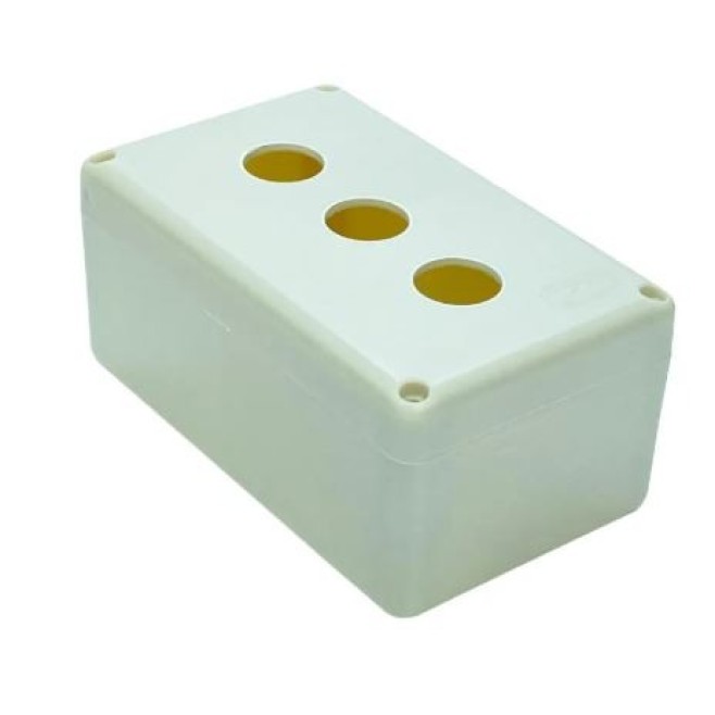 Caixa p/ Botoeira 3 Furos 22mm 150X90X70mm IP44 - INSTRUFIBER