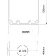 Caixa p/ Piso 4X4 3/4" Baixa c/ Tampa Cega Inox Alto Brilho - INSTRUFIBER Caixa p/ Piso 4X4 3/4" Baixa c/ Tampa Cega Inox Alto Brilho - INSTRUFIBER