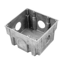 Caixa pra Piso 4X4 Ø 3/4" Alta Olivo - INSTRUFIBER
