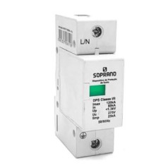 DPS - Dispositivo Proteção Contra Surto 1P 275V 120kA Classe II Soprano - INSTRUFIBER