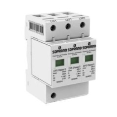 DPS - Dispositivo Proteção Contra Surto 3P 275V 45kA Classe II Soprano - INSTRUFIBER